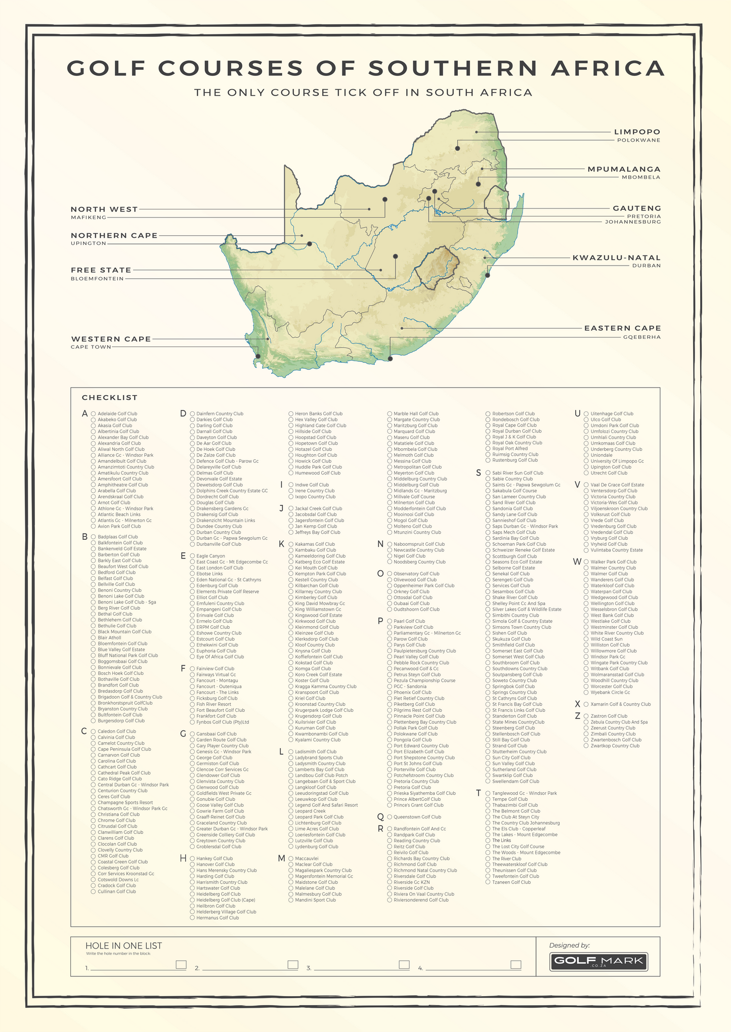 Vintage Edition Course Poster SA