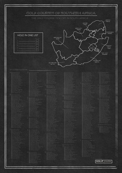 Limited Edition Course Poster SA