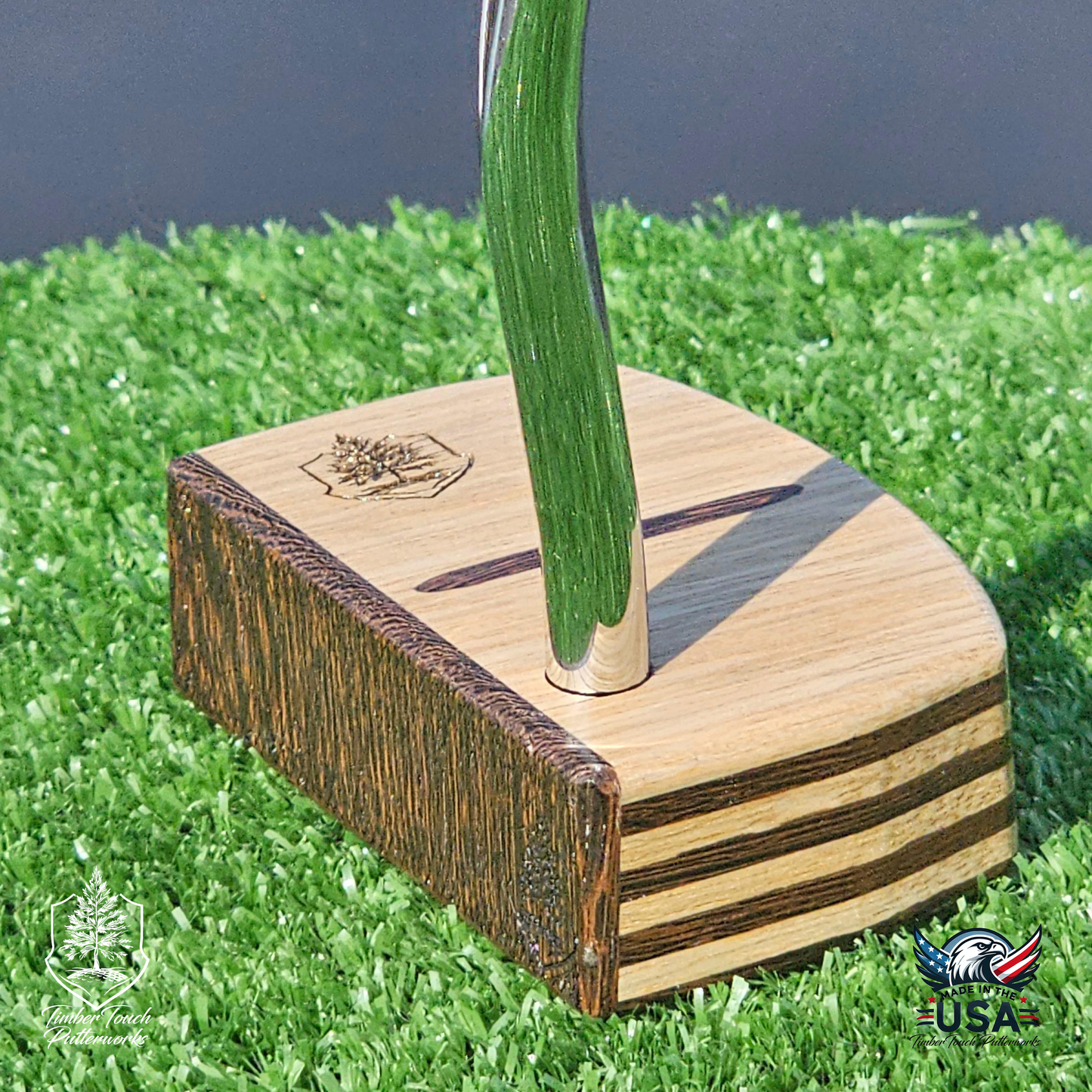 White Limba & Wenge Wood Putter