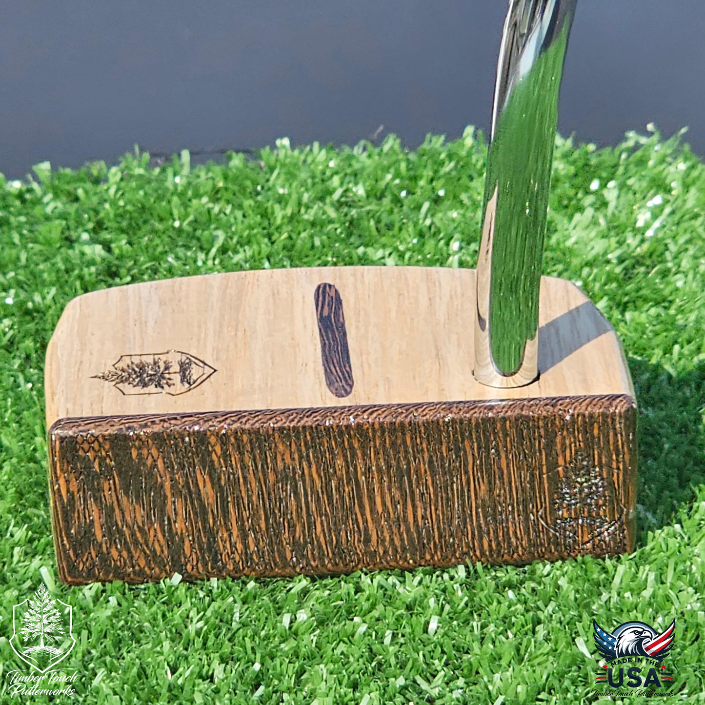 White Limba & Wenge Wood Putter