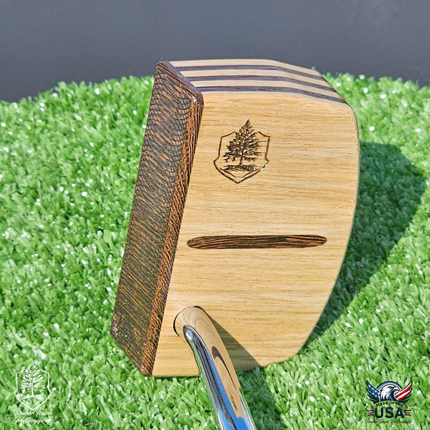 White Limba & Wenge Wood Putter
