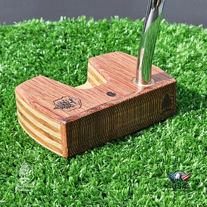 Bubinga & White Limba Wood Putter