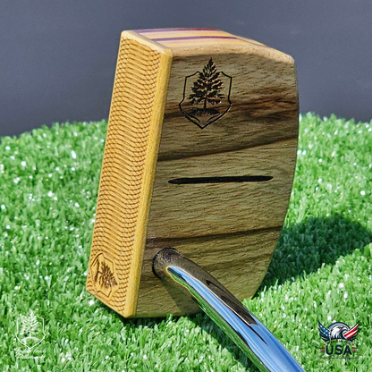 Black Limba Zebrawood exotic putter