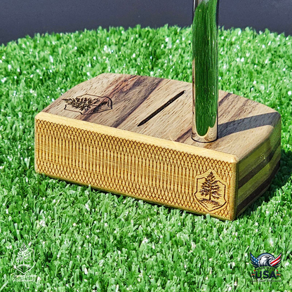 Black Limba Zebrawood exotic putter