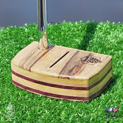 Black Limba Zebrawood exotic putter
