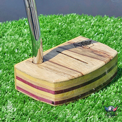 Black Limba Zebrawood exotic putter
